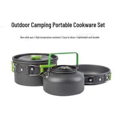 Juego de utensilios de cocina para acampar al aire libre