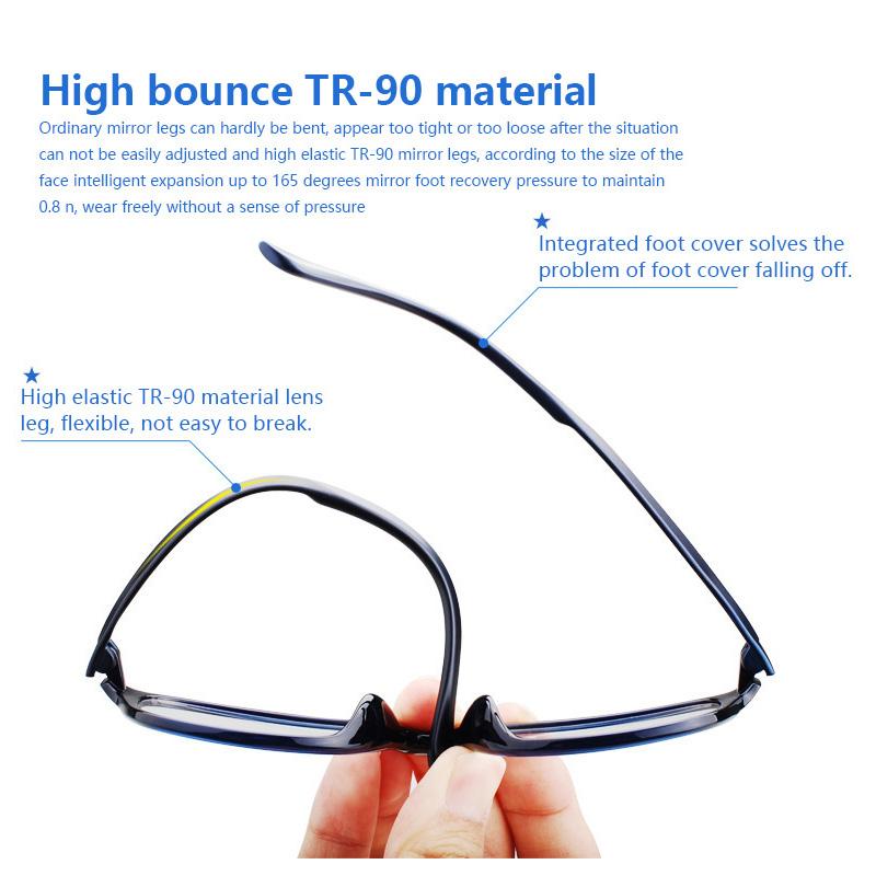 Reading Glasses Men Anti Blue Rays Presbyopia Eyeglasses Antifatigue Computer Eyewear With +1.5 +2.0 +2.5 +3.0 +3.5 +4.0
