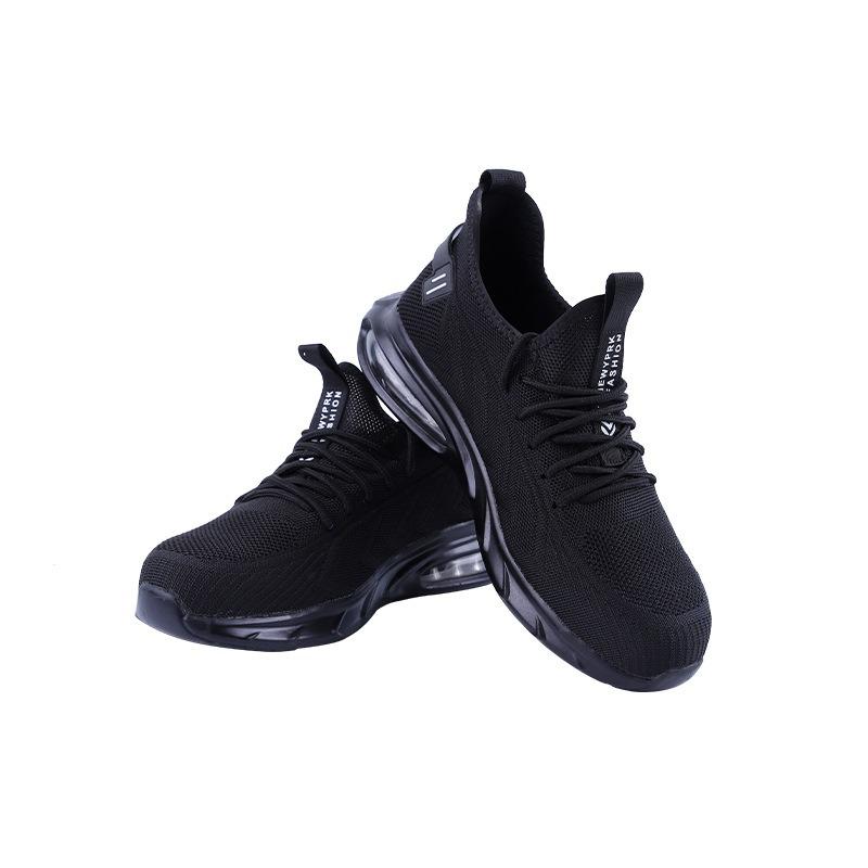 

Четыре сезона Новая обувь для трудовой страховки Мужская и женская Дышащая Защита от ударов Защита от проколов Износостойкая Летающая Вязаная Электрическая обувь Напрямую black; 36