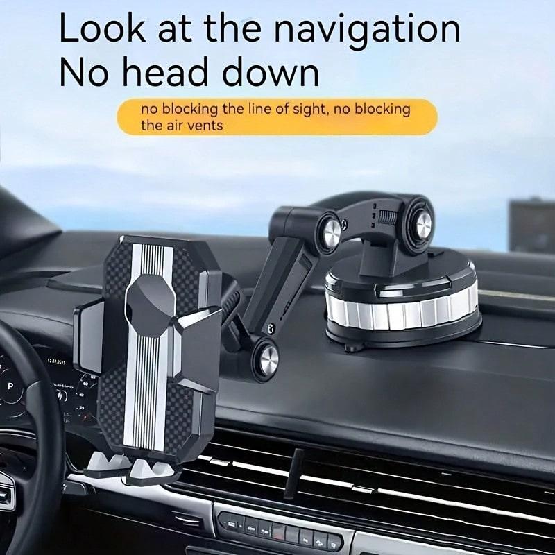 Car Phone Holder - Suction Cup Dashboard Console Mount