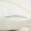 Pillow Case Decorative Pillow Covers 45x45cm with Textured Fringe Design for Elegant and Unique Home Decoration