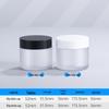 100/150ml Clear White Skincare Bottle Set: Toner Spray, Lotion, Serum, Cream Jar
