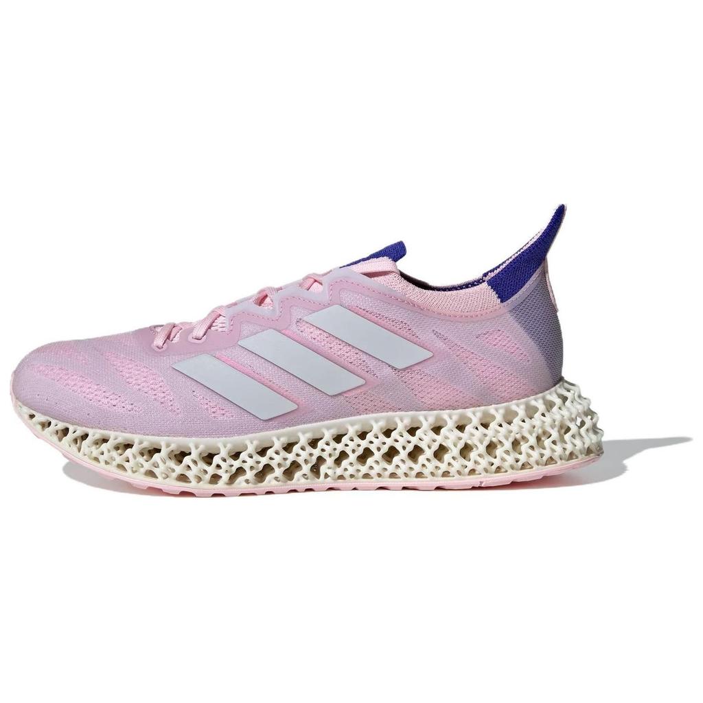 Adidas 4D Fwd 3 Cushioning Durable Low-Top Running Shoes Women Sneakers Pink White ID3495