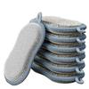 Double-Sided Magic Cleaning Sponge: Stain Removal, Oil-Absorbing, Multifunctional Kitchen Cloth & Steel Wool Scouring Pad