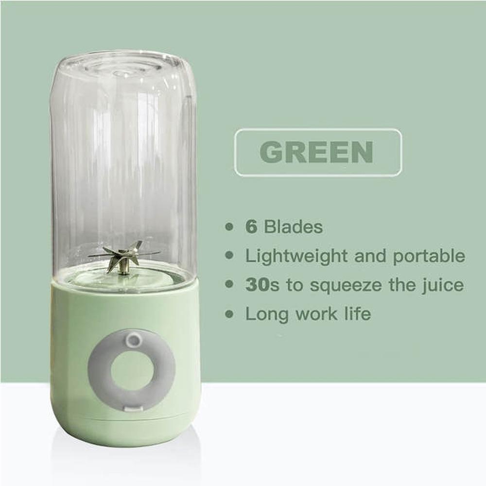 500ML Sechs-messer Elektrische Entsafter Smoothie Mixer Tasse Mini Tragbare USB Mixer Drahtlose Presse Entsafter Lade Hand entsafter