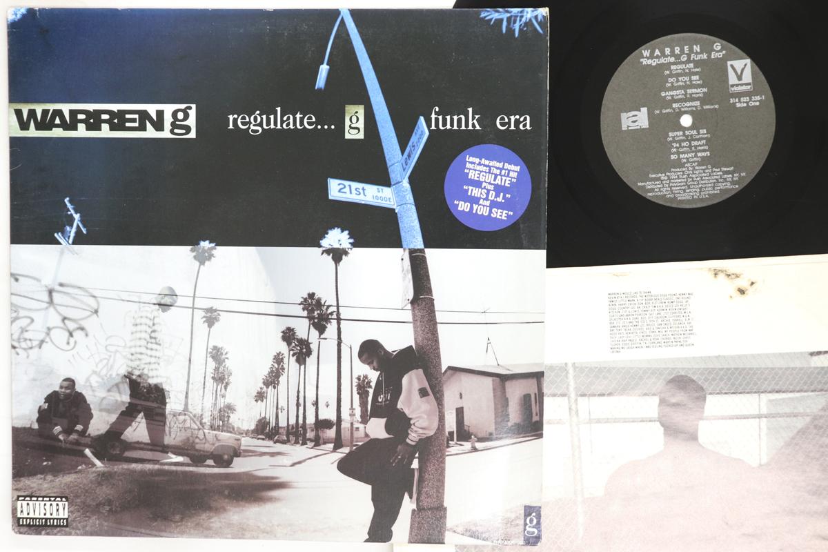 LP Record WARREN G Regulate... G Funk Era 3145233351 VIOLATOR 1994 US Rap HipHopRB Used