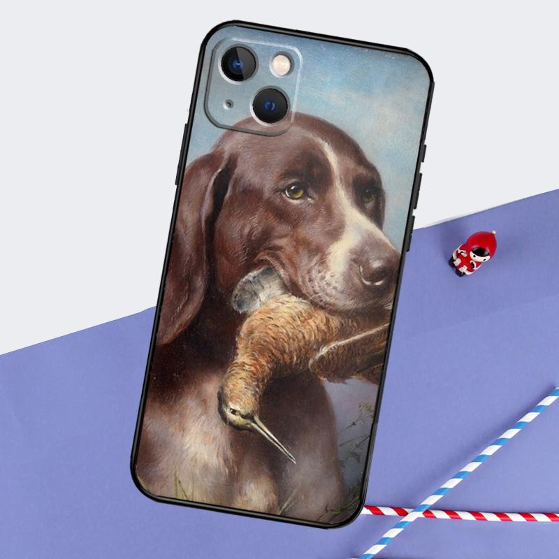 Hunting Dog Phone Case For iPhone 16 Pro Max 11 13 14 15 Pro Max 12 Mini XR 16 15 Plus 16e Back Cover