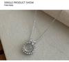 Banyan Tree S925 Silver Princess Bow Necklace with Chalcedony, Pearl & Diamond Accents
