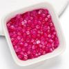 A String 4mm Double Color Round Cracking Glass Beads Necklace Loose Beads For DIY Jewelry Making Bracelet Handmade Accessories