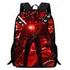 Kids Backpacks Boys and Girls Student Birthday Gift Child Skibidi Toilet School Bags Large Capacity Camping Durable Rucksack