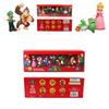 Kids Gift Set Of Six Super Mario Bros Action Figures Featuring Luigi Yoshi And Mushroom Collectible Toys