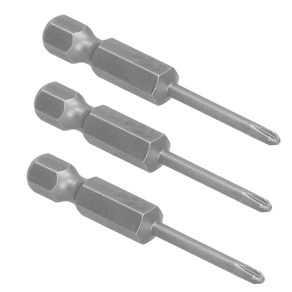 10Pcs Cross Electric Screwdriver Bits Magnetic Alloy Steel Replacement Parts 2.5mm