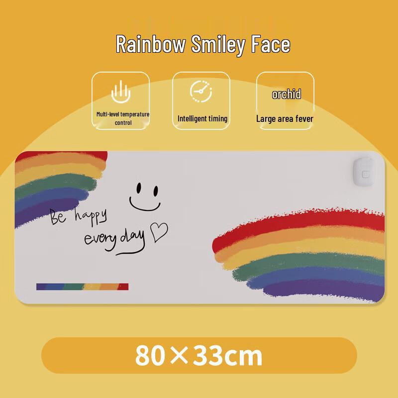 Heated Oversized Desk Pad & Mouse Mat with Timer