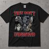 Wolf Meme Graphic T-Shirt Sarcastic Humor Tee