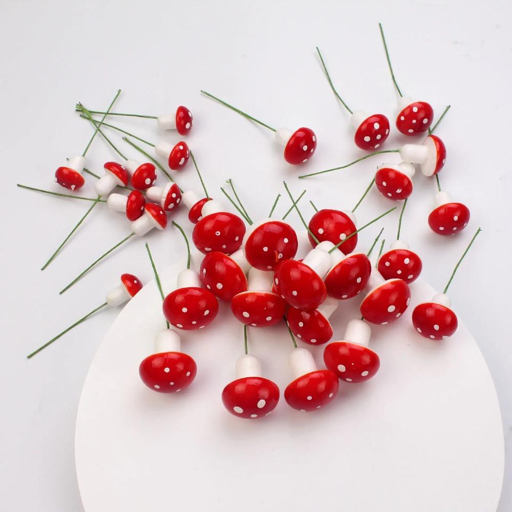 Miniaturen Künstlicher Schaumstoff Pilz Garten Fee Bonsai Pflanztopf Pilz Harz Handwerk Dekor für DIY Mikro Dekorationen Zubehör