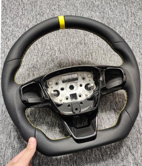 Fit for Ford Transit Custom 2019+ Perforated Leather Steering Wheel Replacement