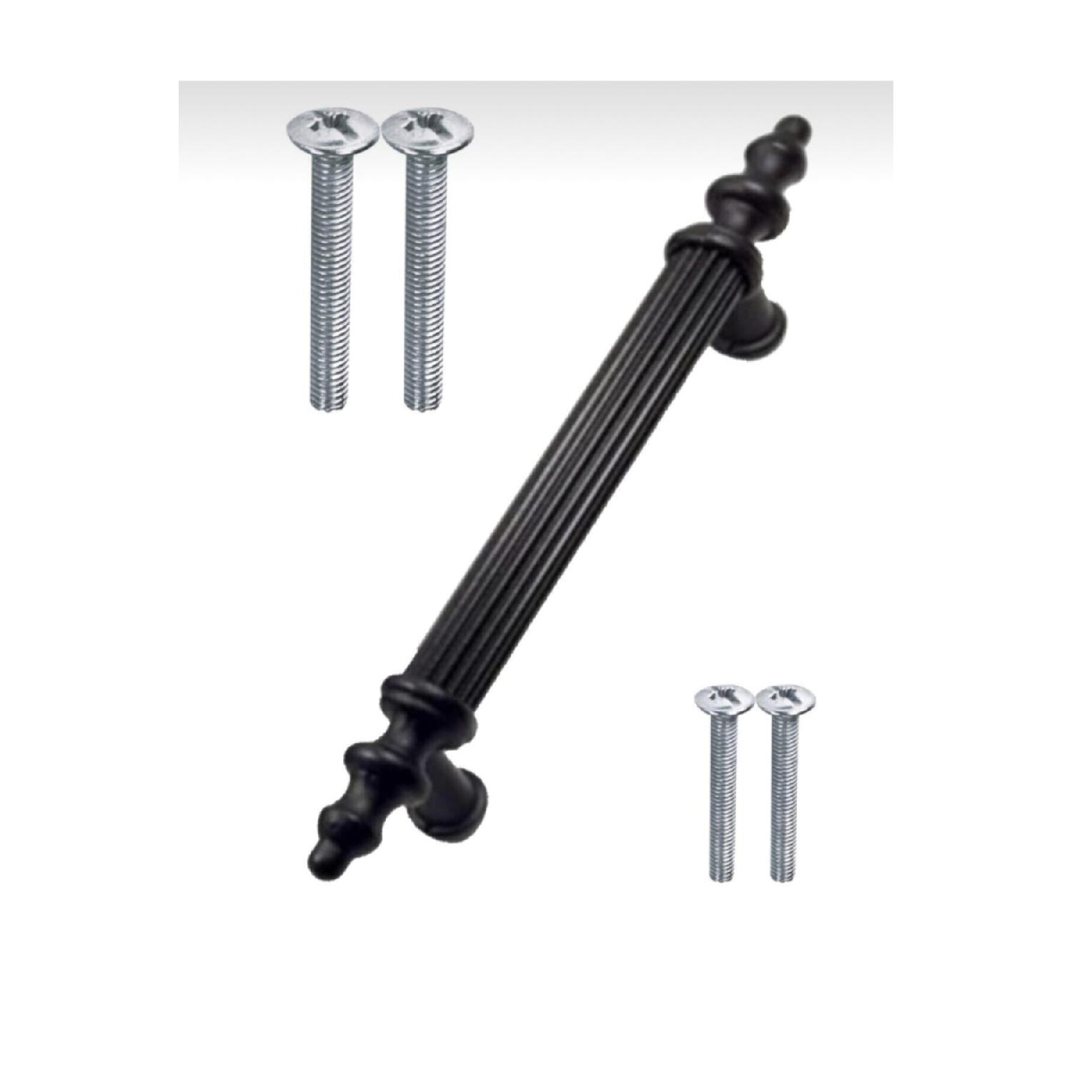 

Ручка Zirvem без винта, 96 мм, матовый черный полимер, твердый пластик