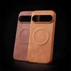 Magnetische Telefoonhoes van Schapenleer Voor Google Pixel 10 9 8 Pro XL 8A 9 Pro Schokbestendige Zakelijke Mat Harde Solide Cover