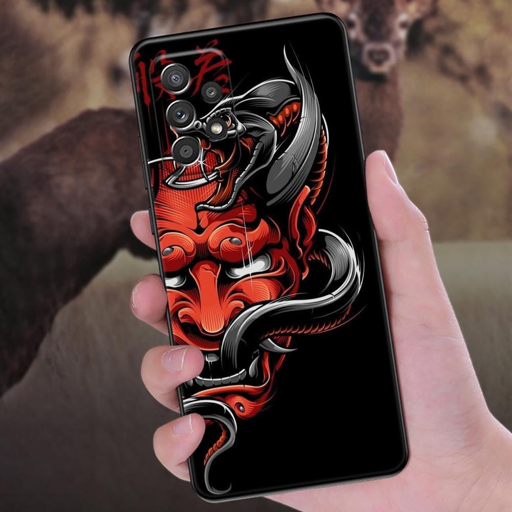 Japanese Art Samurai Ninja Phone Case For Samsung Galaxy A57 A56 A37 A55 A36 A26 A54 A52 A35 A34 A25 A17 A16 A07 A06 Soft Cover