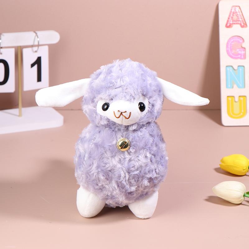 1Pc Standing Animal Sheep Plush Stuffed Toy Animals Dolls Fashion Cartoon Plush Animal Toys Bells Sheep