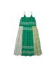 Goteu Patchwork Bandana Dress - Multi Green