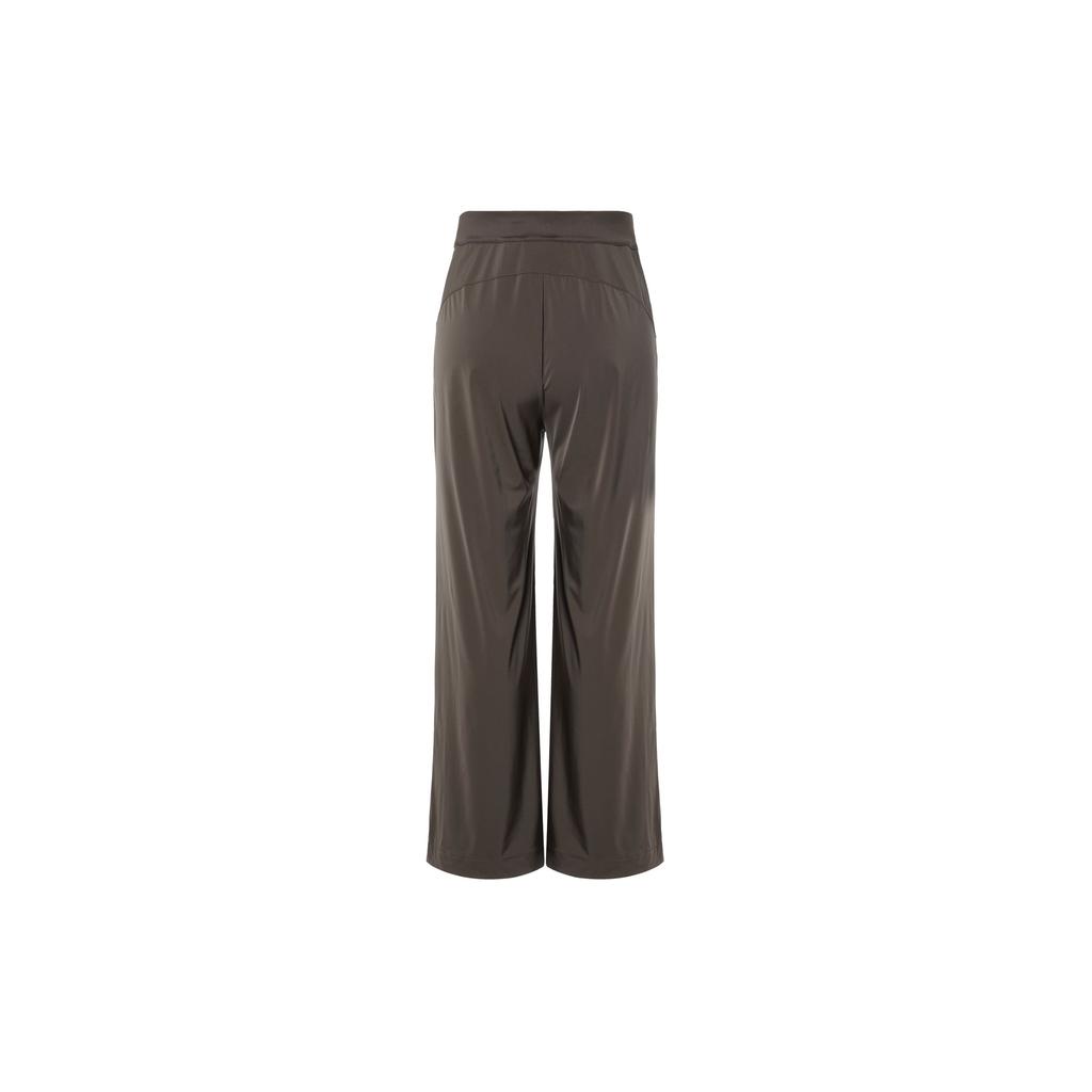 Nike Solid Color Sports Zipper Straight Leg Casual Pants Women bottoms Linen FQ2167-004