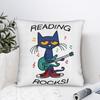Cute Kitten Petes the cat   Square Pillow Cases  Cushion Cover Awesome Zipper Decor Throw Pillow Case Cover for Living Room