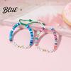 Child-friendly Jewelry Sister Friendship Bracelet Adjustable Beaded Bohemian Colorful Polymer