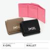 [X-girl] Rhinestone Label Mini Wallet 105252054013 Beige One Size