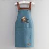 Waterproof Stain-Resistant Kitchen Apron with Simple Print