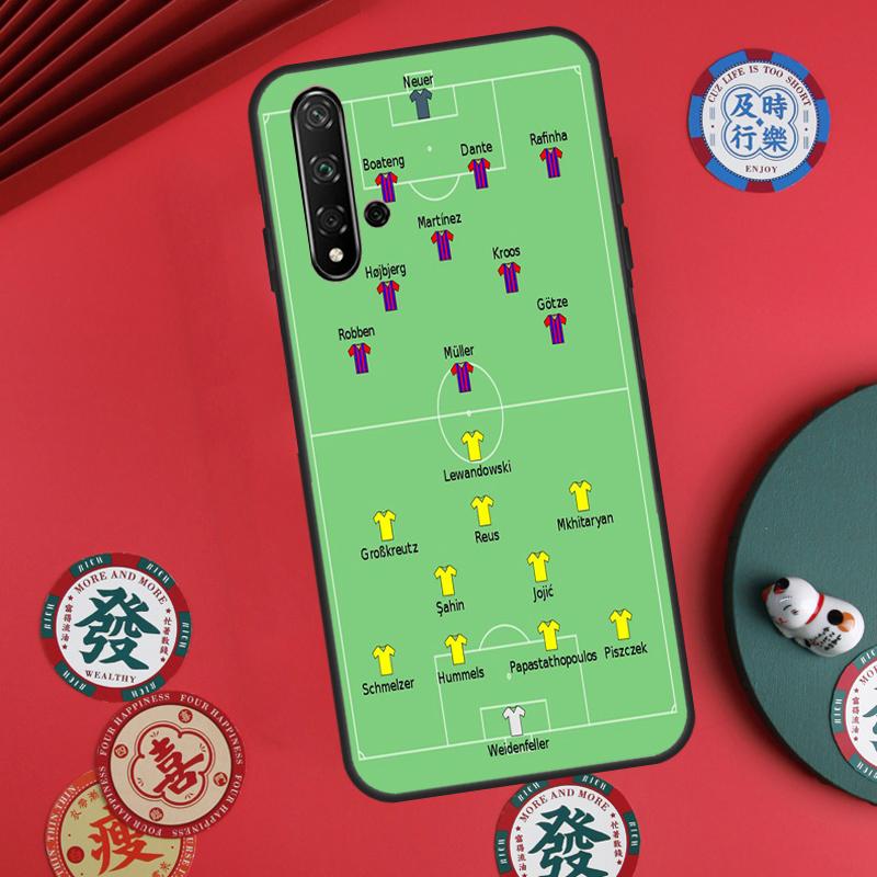 Football Soccer Tactics Time For Huawei Nova Y73 Y72 Y90 Y70 Y60 Y91 Y61 12s 12i 11i 8i 9 10 SE P40 Lite P60 P30 Pro Case