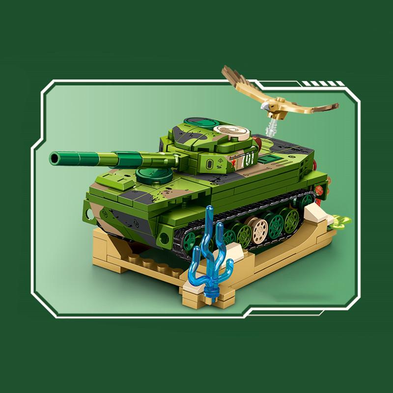 SEMBO Military Series Main Battled Tank Assemblage Building Blocks MOC Vehicle Models Car Construction Sets Kids Toys Boys Gifts