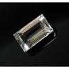 8.12 Ct Natural   Ring Size Loose Gemstone White Sapphire Emerald Cut