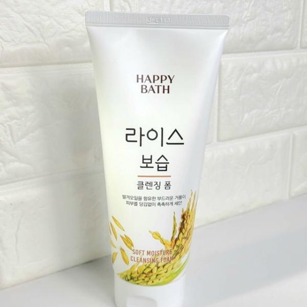 HAPPY BATH Rice Moisturizing Cleansing Foam 200g [WD16E20_250917]