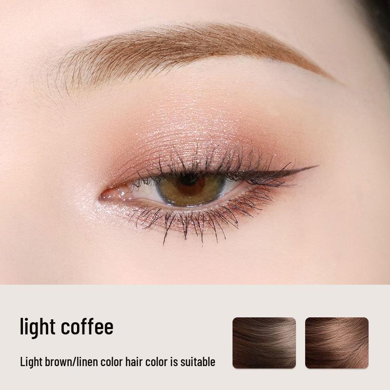 Little Gold Bar Double-Ended Eyebrow Pencil: Ultra-Fine, Waterproof, Sweatproof, Long-Lasting, No Smudge, Natural Misty Finish