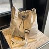 Sac bandoulière à cordon Sac d'épaule décontracté avec sangle réglable Sac fourre-tout léger pour femmes pour les trajets quotidiens la rue