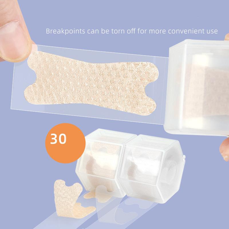 30 pz Gel Protezione del Tallone Toppe E Stemmi Adesivo Blister Pad Scarpe Fodera del Tallone Adesivi Sollievo Dal Dolore Gesso Cura Del Piede Cuscino Grip