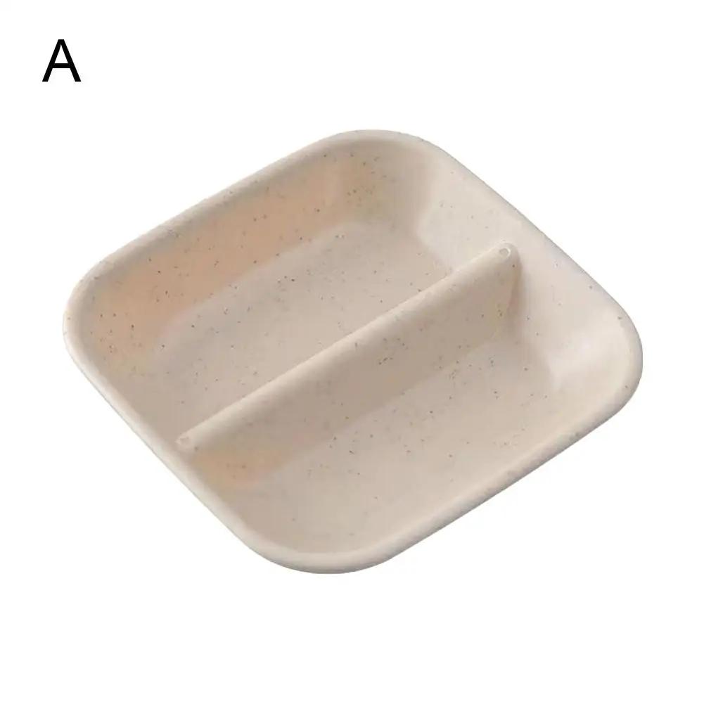 Kreative Küchenwürzzschale Weizenstrohschale Kunststoff Snack Snackschale Dippsoßenplatte Geschirr Haushalt Pickles