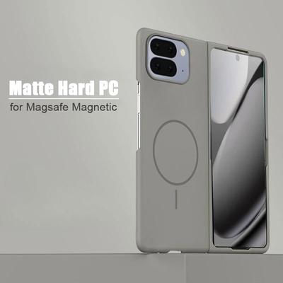 Ultra Thin Frameless Magnetic Shockproof Case For Google Pixel 10 9 Pro Fold Pixel Fold Wireless Charging Frosted Hard PC Cover