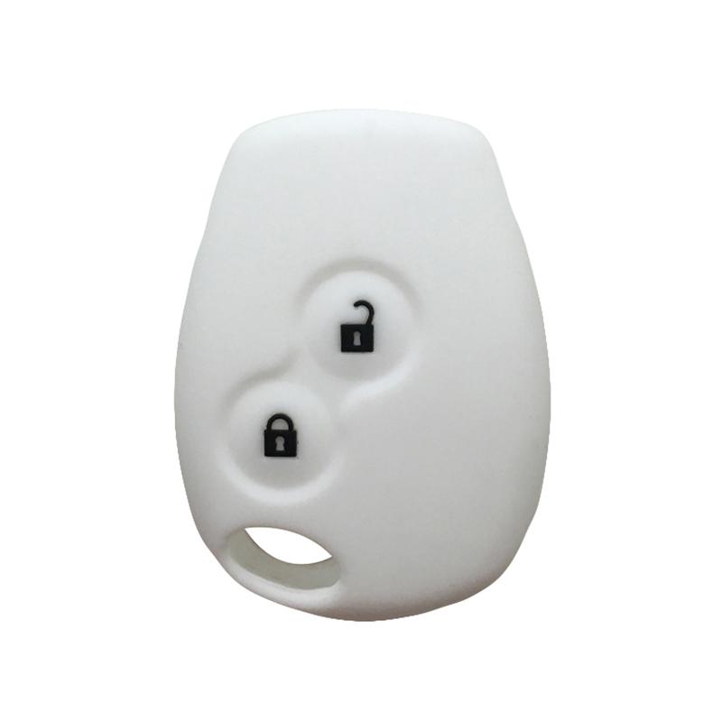 For Renault Twingo Silicone Key Cover for Renault Kangoo 2 Button for Renault DACIA Sandero Duster Megane Modus Key Cover Cap