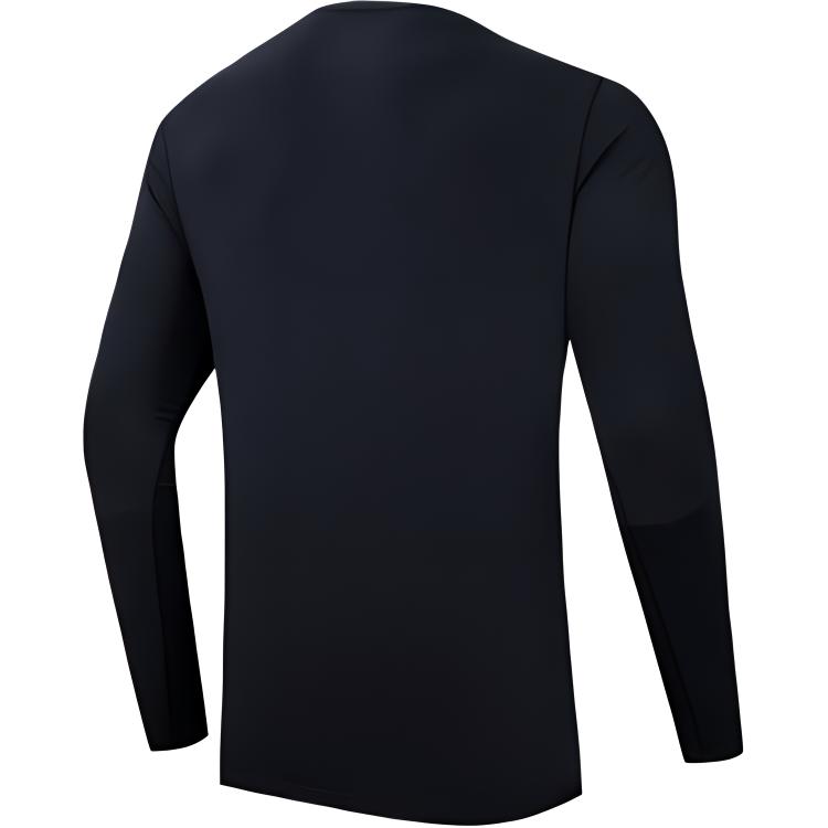 Anta Comfortable Breathable Versatile Long Sleeve T-Shirt Men Tops Basic-Black 152437401-2