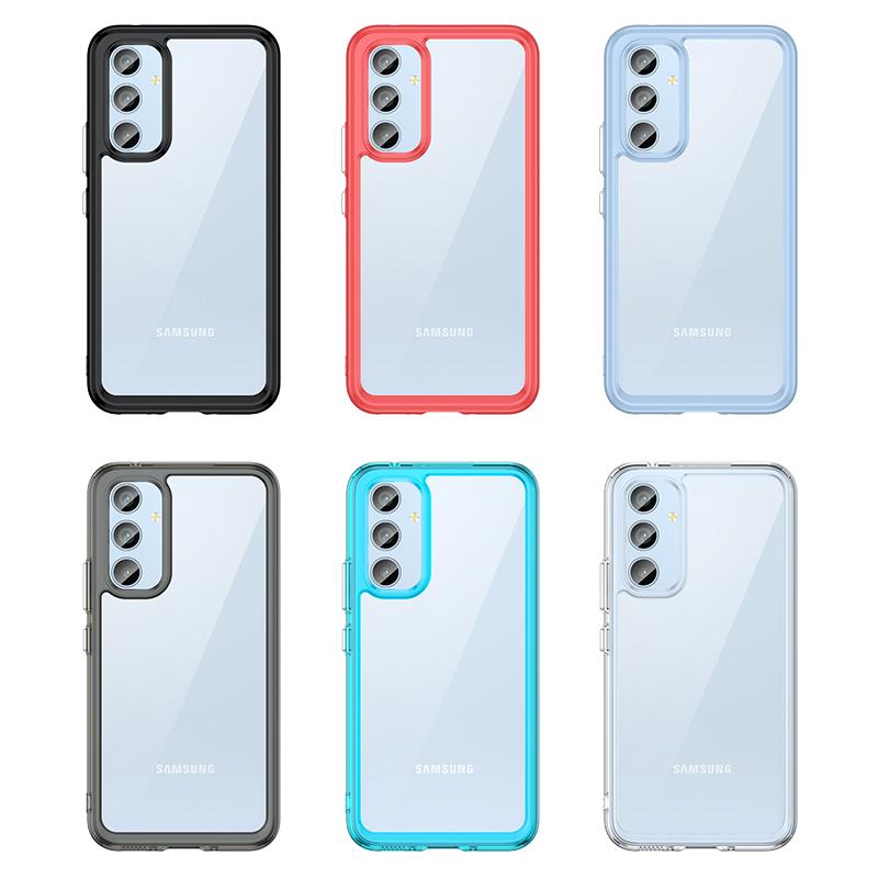 For Cover Samsung Galaxy A54 Case Samsung A33 A53 A73 A14 A13 A23 A54 5G Capas Transparent Colour Clear For Samsung A54 5G Cover
