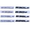 ABS Modified Car Rear Trunk Emblem Sticker Auto Side Decal Decoration for BMW 530e 530Le 535Le 528Le Letters Car Sticker Emblem R4DE