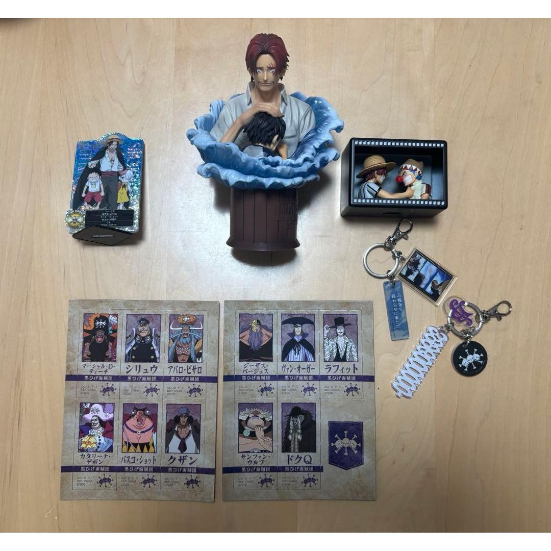 Used ONE PIECE Shanks Luffy Figure Goods Set