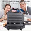 750W 220-240V Sandwich Maker Toaster Maker Machine 50-60HZ Bubble Egg Cake Oven Breakfast Toast Machine Barbecue Steak Stainless Steel 220-240V