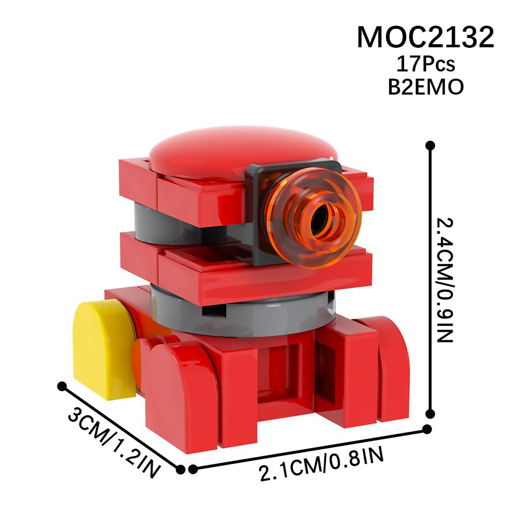 MOOXI Space Wars Series Robot Model MOC Brick DIY Diorama Adult Children Toys Building Block Set Montessori Gift Room Decoration