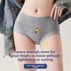 Plus Size Girls Spring Bear Cotton Antibacterial Extended Crotch Triangle Briefs