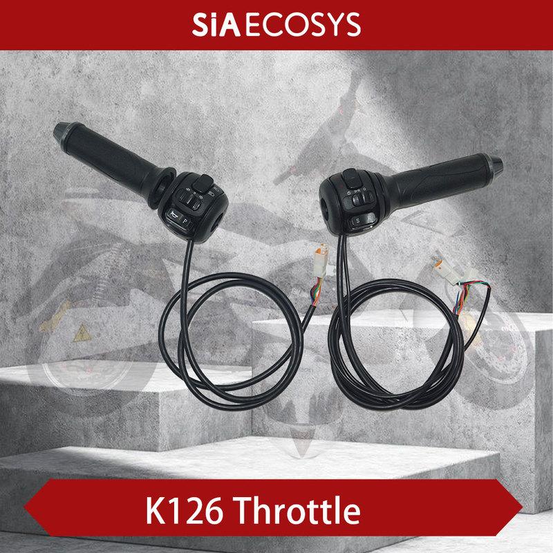 SIAECOSYS Electric Scooter Throttle K126 with Combination Switch Suitable