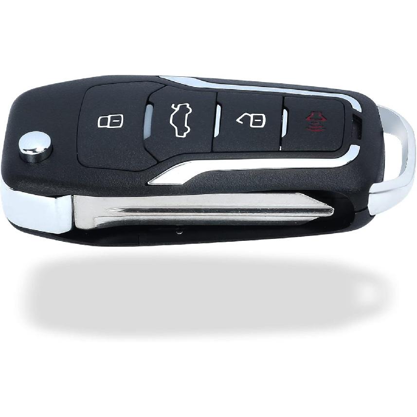 Beefunny Replacement Upgraded Flip Remote Car Key Fob 315MHz 4D63 Chip for Ford Lincoln Mercury FCC ID CWTWB1U345 CWTWB1U331 CWTWB1U322 GQ43VT11T