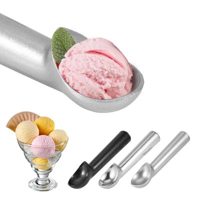Edelstahl-Eiscreme-Löffel Tragbare Aluminiumlegierung Antihaft Anti-Frost Eisportionierer Schaufel Haushaltsküchenwerkzeuge Zuhause